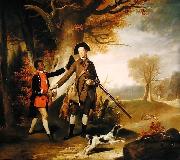 The Third Duke of Richmond out Shooting with his Servant  Johann Zoffany